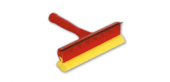 Window wiper (sponge and rubber)