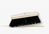 Broom with handle
