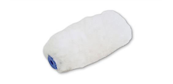 Paint roller sleeve, 10cm, natural fur