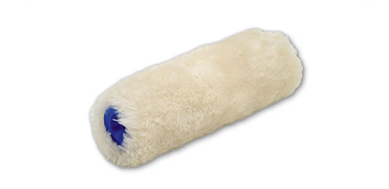 Paint roller sleeve, 23cm, natural fur