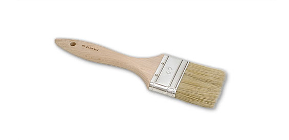 Paint brush, wooden handle